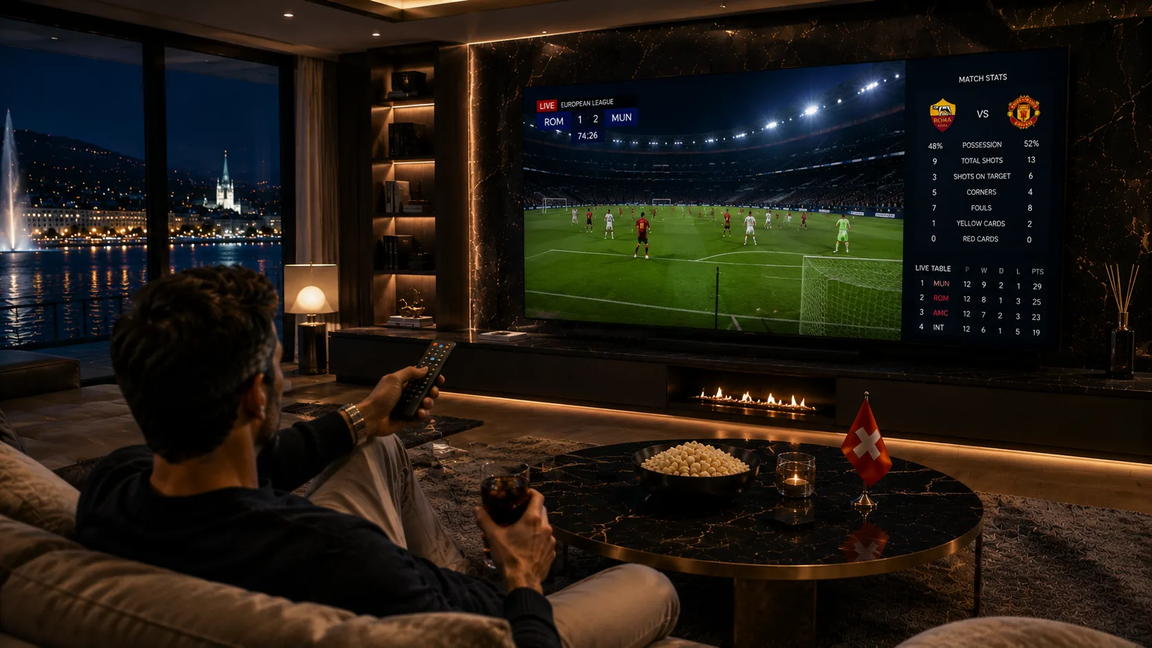 IPTV Setup M3U Xtream Codes — European League ROM vs MUN Live Stats, Zürich Nacht mit Fontäne