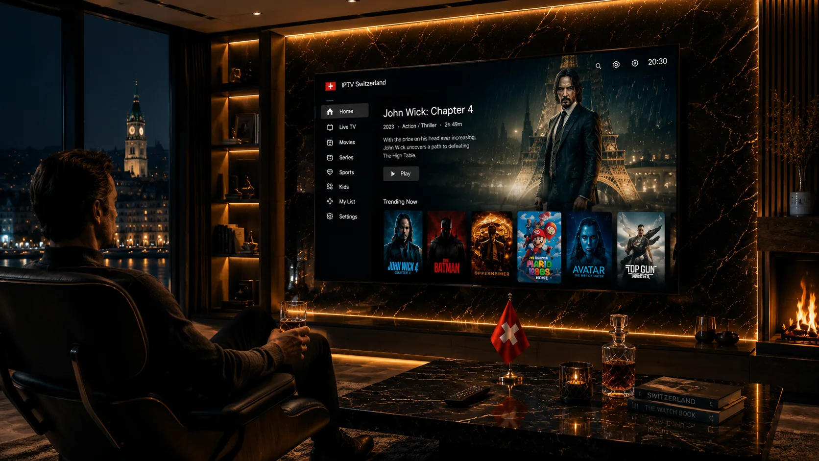IPTV Schweiz eingerichtet – Schritt 5 Live TV Streaming auf Smart TV und Handy in HD und 4K