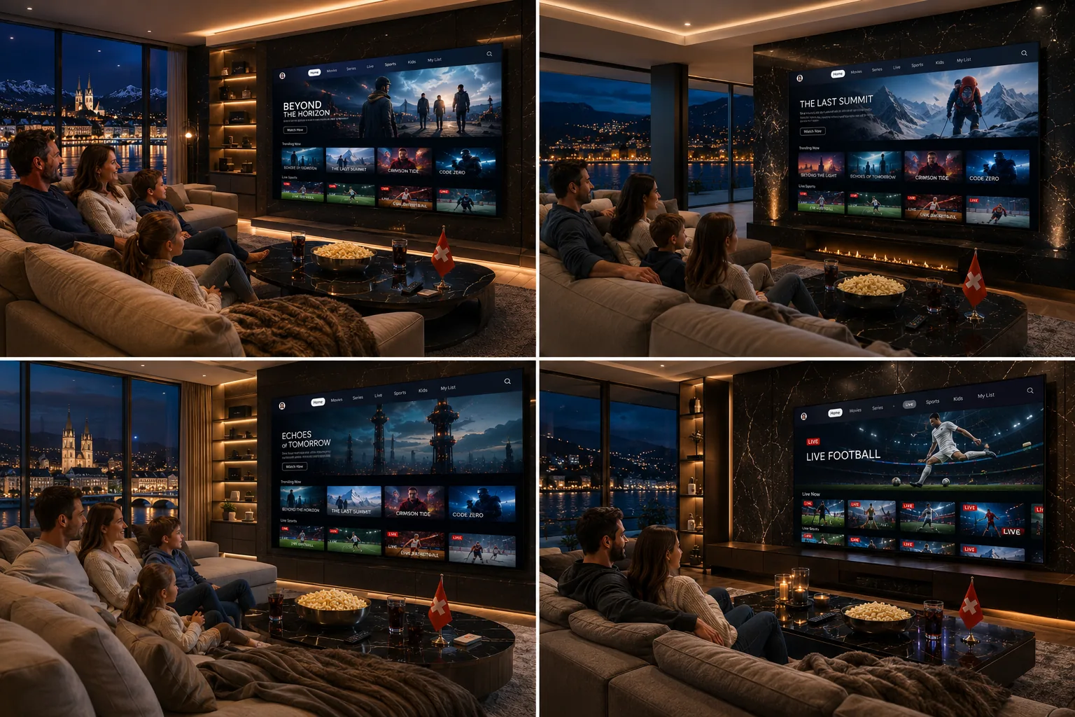 IPTV Schweiz Sport live — Champions League und Bundesliga auf Smart TV